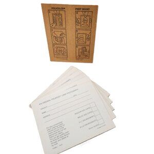 Vintage Collectible 1969 POLAROID Polacolor Print Mount Lot of 21 DISCONTINNUED